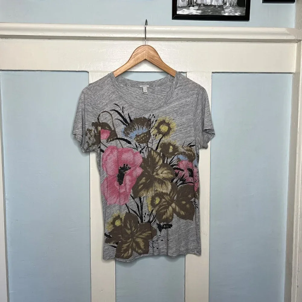 J. Crew Floral T-Shirt Bundle x2 Sz. Small